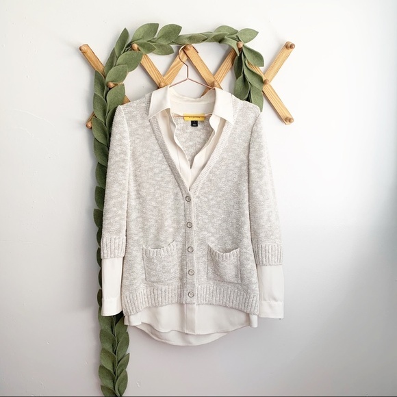 St. John Cardigan With Blouse